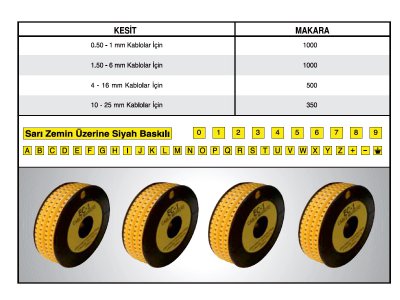 KABLO İŞARETLEME SİSTEMLERİ